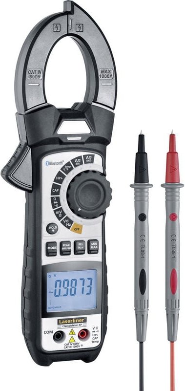 ClampMeter xp (bt) Stromzange digital cat iii 1000 v, cat iv 600 v Anzeige (Counts): 50 - Laserliner