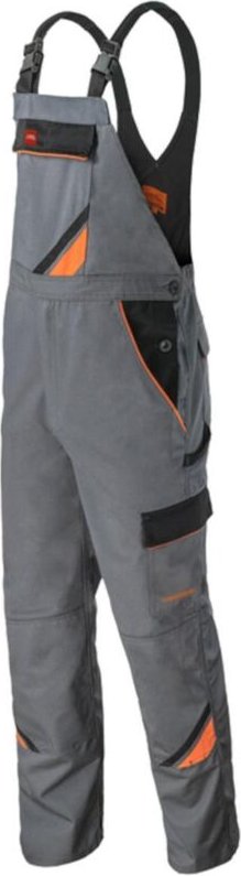 Arbeitslatzhose grau mit Kniepolstertaschen 60