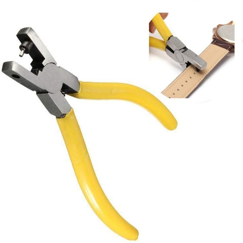 Locher für Leder – Easy Punch – 2 mm runde Löcher für Gürtel, Sattel, Uhrenarmbänder, Schuhe, Kleidung usw.