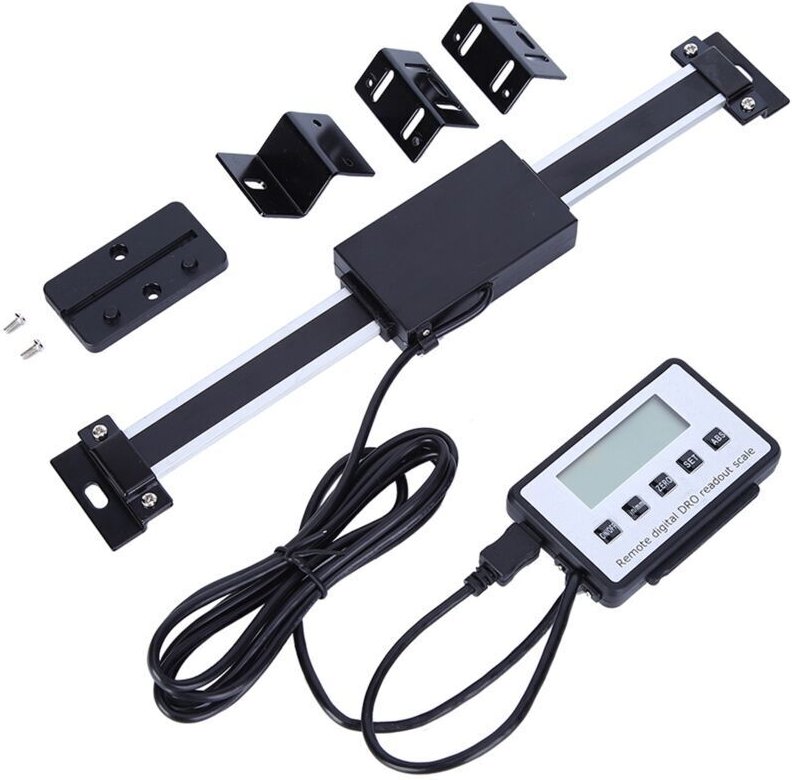Vtizikl DRO Échelle 0-200mm Linéaire Numérique Multifonctionnelle/Outil de Mesure Règle D'affichage/Pieds à Coulisse Num...