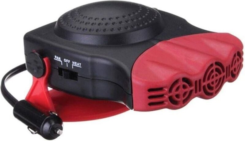 Ymyny - Auto-Windschutzscheiben-Defroster, 12-V-Dreiloch-Heizlüfter, tragbare Autoheizung, tragbare Autoheizung, 360 ° d...