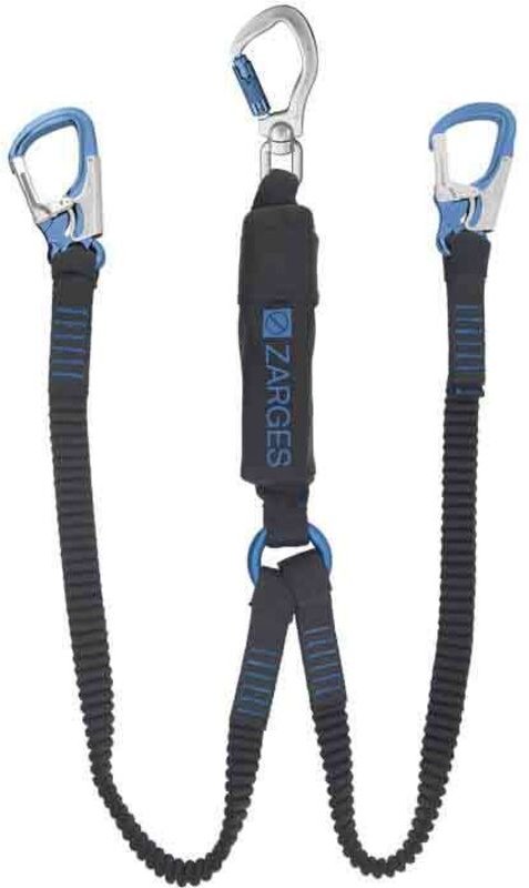 Zarges Fall Protection doppeltes Verbindungsmittel Axic-Y Snap hook Twist-lock
