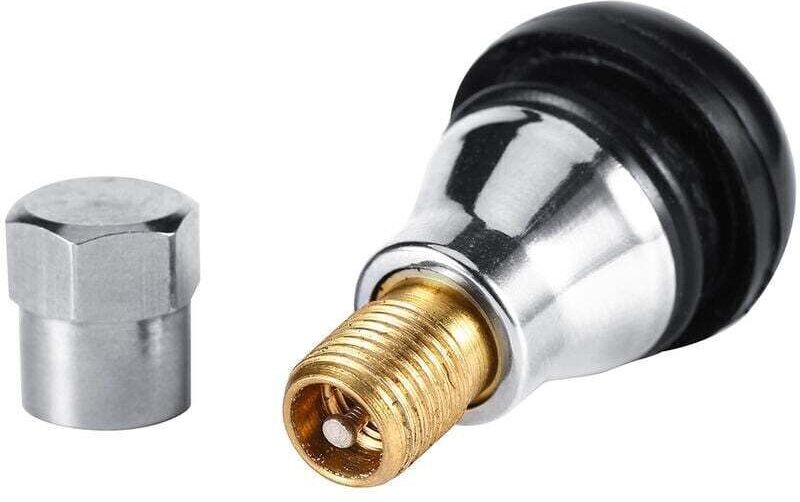 Stück TR412 AC Reifenventile, Messing-Chrom-Schlauchlos-Radventil für Autos und Motorräder