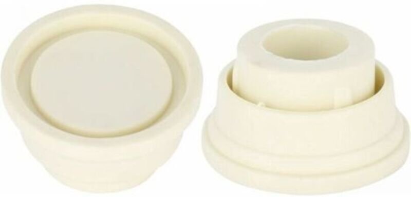 Gummipuffer für Schwimmbadleiter, Zweier-Set weiße Leiterpuffer für Schwimmbadleitern