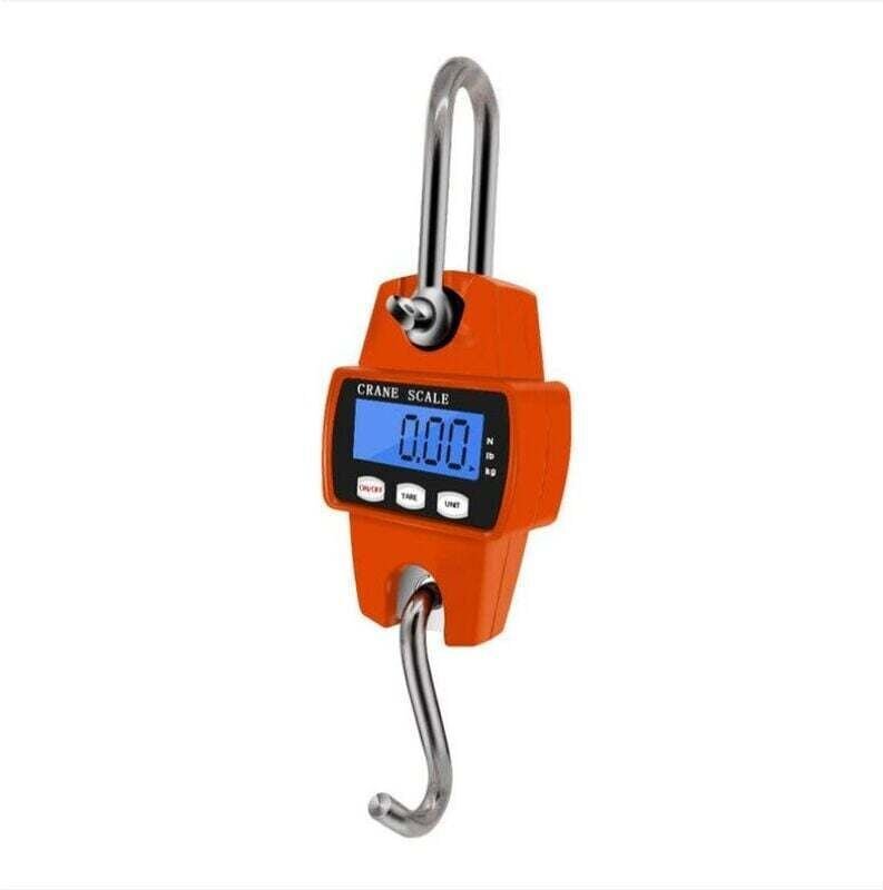 Einteilige Mini-tragbare digitale LCD-Elektronik-Leiter, Spielleiter, Kranleiter mit 300 kg, Leiter mit Haken, Reisekoff...