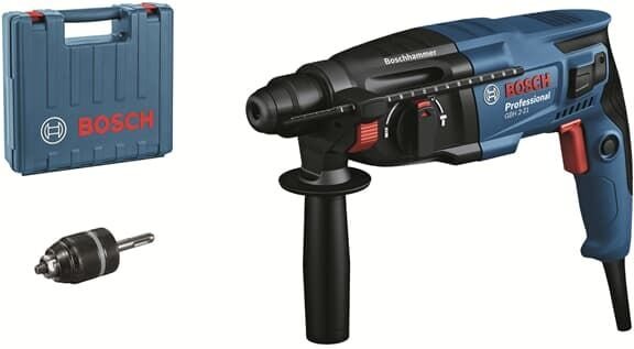 Gbh 2-21 (cc) Bohrhammer SDS-Plus + Rundschaftbohrfutter (06112A6001) - Bosch Professional