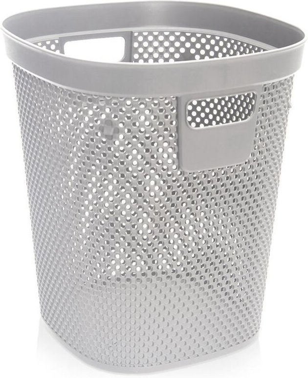 Office waste bin 125l with handle and ventilated design