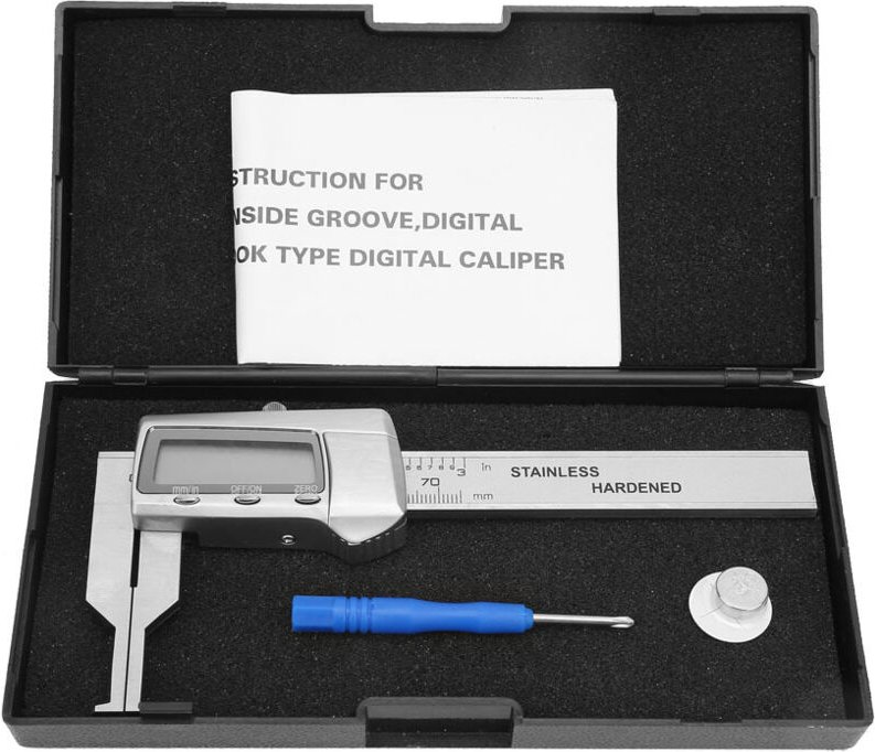 Professioneller digitaler elektronischer Messschieber mit einem Messbereich von 14 bis 75 mm, einfach zu bedienen und pr...