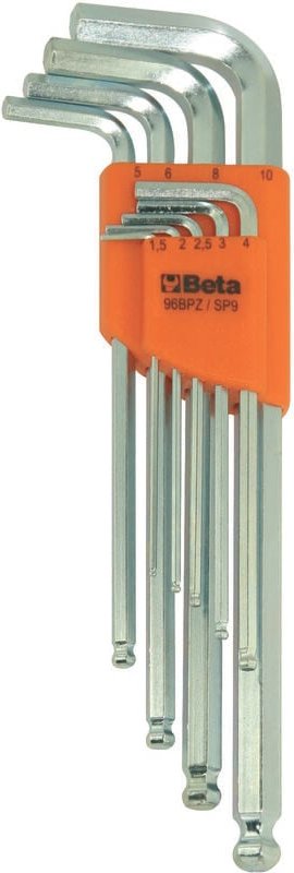 Beta Tools - set sechskantschlüssel beta pta sf. serie 9 stück 96BPCL-SC9/E6