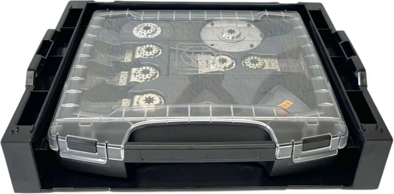 Multitool Zubehör Set Starlock Plus 33 tlg. + i-Boxx + i-Rack kompatibel mit L-Boxx 136 - Fein