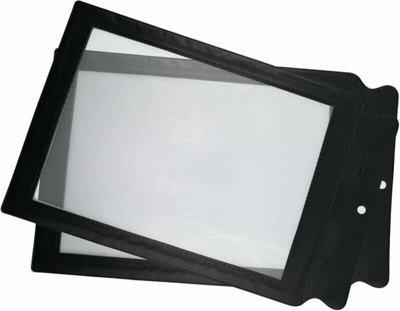 Set mit 2 großen Leselupen – sehr leicht und unzerbrechlich – für ältere Menschen – A4-Linse – 3-fache Vergrößerung – fü...