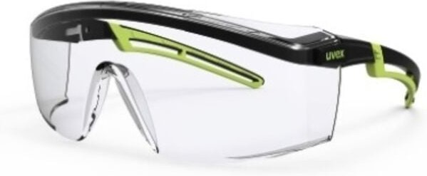 Uvex - astrospec 9164285 Schutzbrille inkl. UV-Schutz Grün, Schwarz en 166, en 170 din 166, din 170