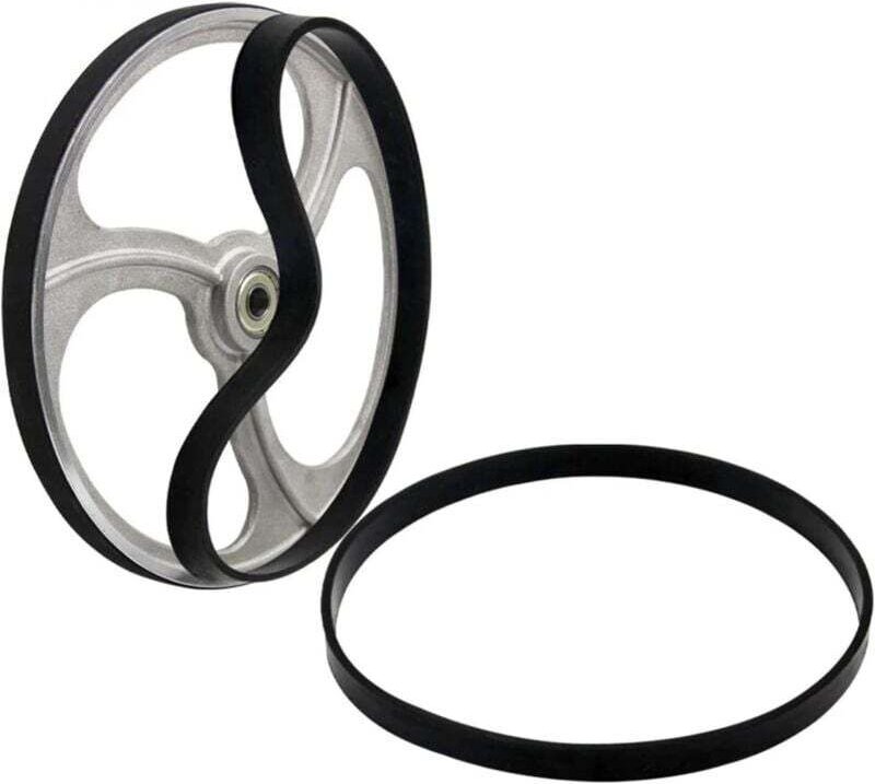 Lot de 2 Courroies de Transmission en Caoutchouc pour Scie à Ruban Outils Électriques Travail du Bois