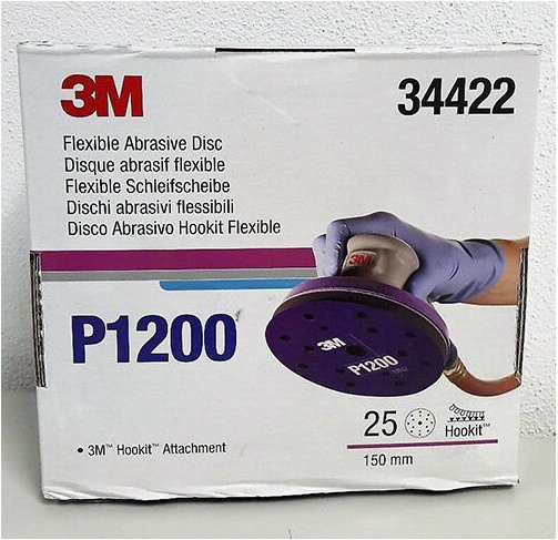 3M 34422 FLEXIBLE Abrasivscheiben P1200 25 PIECES