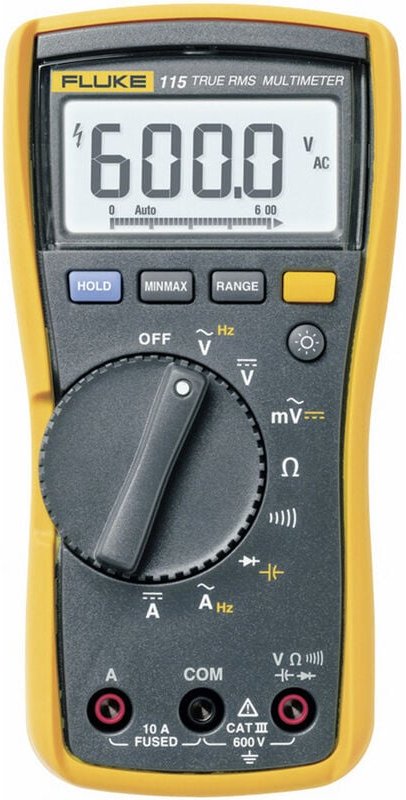 115 Hand-Multimeter digital cat iii 600 v Anzeige (Counts): 6000 - Fluke