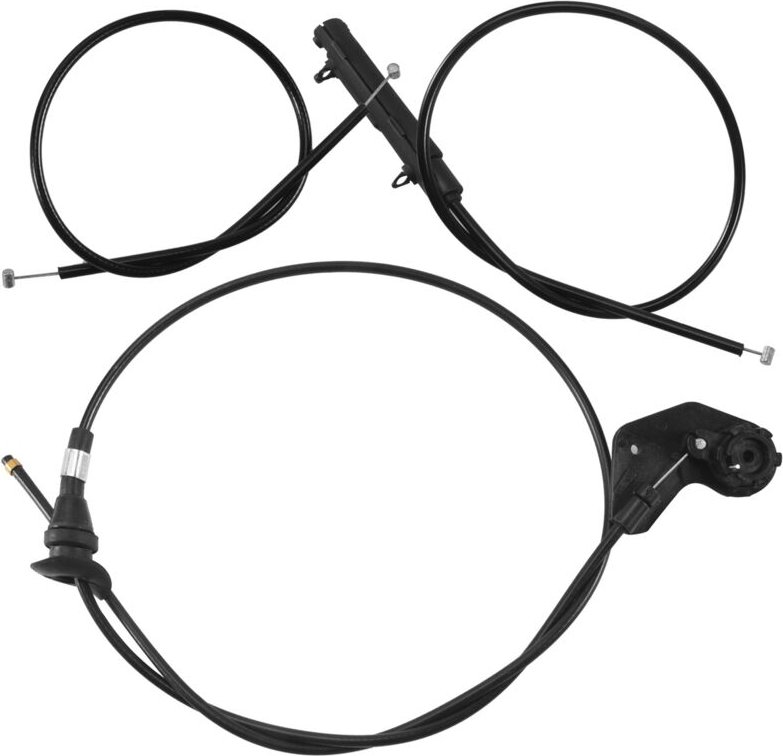 Tlily - 3PCS Motor Bowdenzug Haube Release Draht für E39 525I 530I 51238176595 51238190754 51238176596