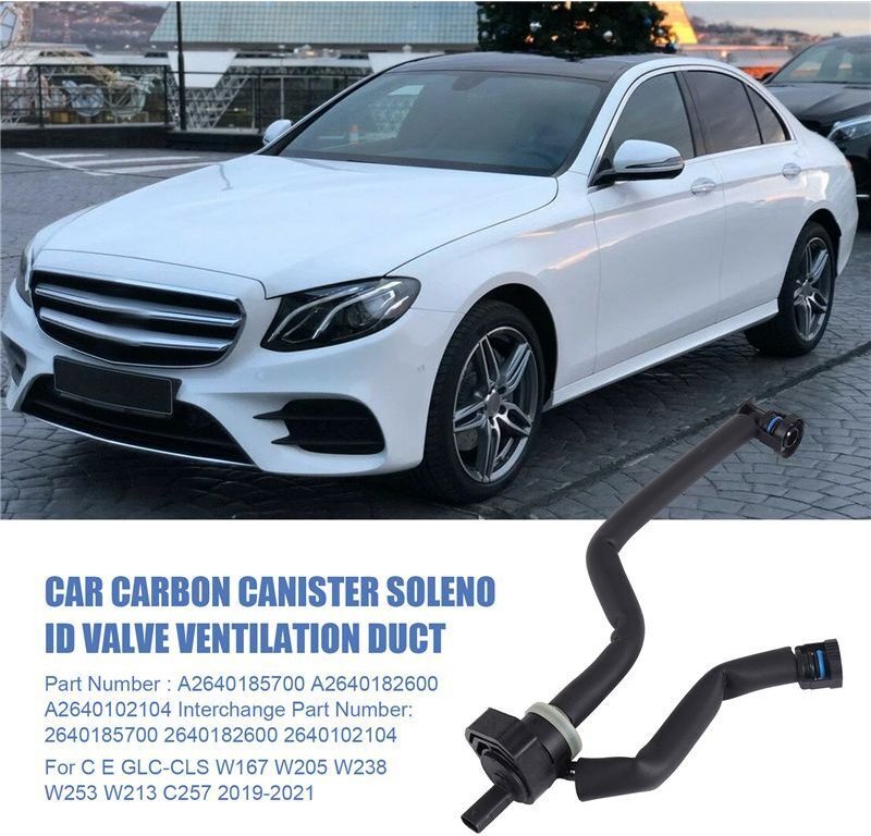 Auto-Aktivkohlebehälter-Magnetventil-Lüftungskanal A2640185700 A2640182600 für CE GLC-CLS C257 2019-2021
