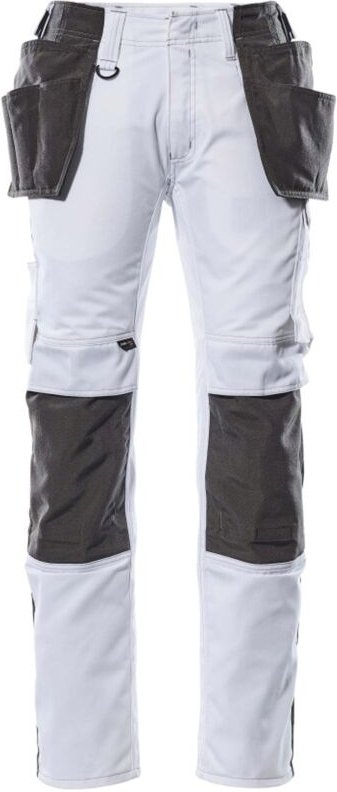 Mascot - Hose unique mit Hängetaschen kassel cordura 17631 Gr. 90C60 weiß/dunkelanthrazit