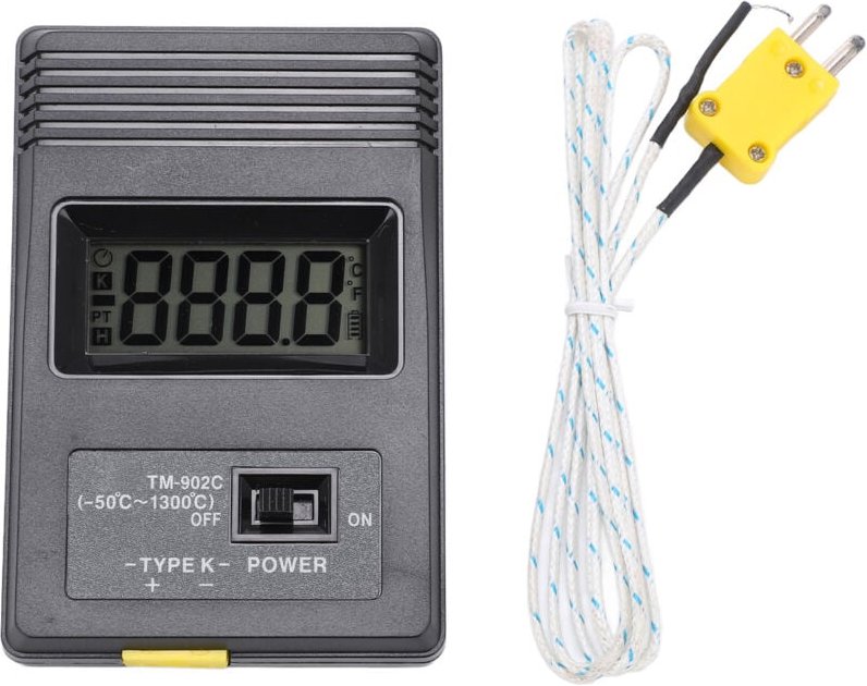 TM902C Hochpräzises digitales Thermometer mit LCD-Anzeige, tragbares Temperaturmessgerät, 50℃ bis 1300℃