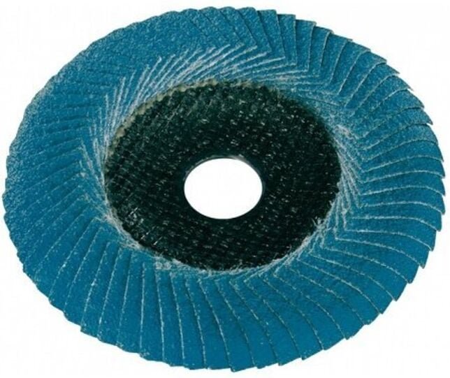 Lamellenschleifteller 125 mm p 80 zk, Convex