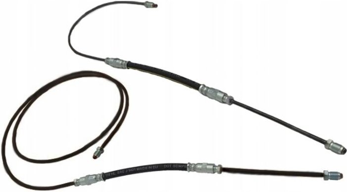 Starre flexible Bremsschläuche - Stahl - hinterer Bremssattel: Renault Laguna 3