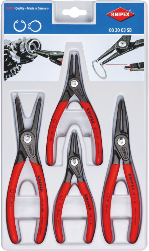 Sicherungsringzangen- Set - Knipex