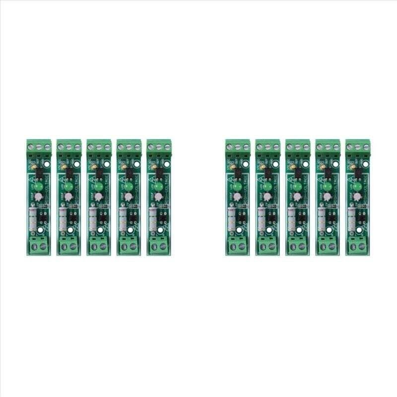Packung mit 10 AC 220V Optokoppler-Isolationsmodulen, 3-5V TTL-Spannungsdetektor, SCM-Test für adaptive SPS-Mikrocontrol...