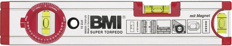 692025TWM Magnet-Wasserwaage mit Magnet 0.5 mm/m - BMI