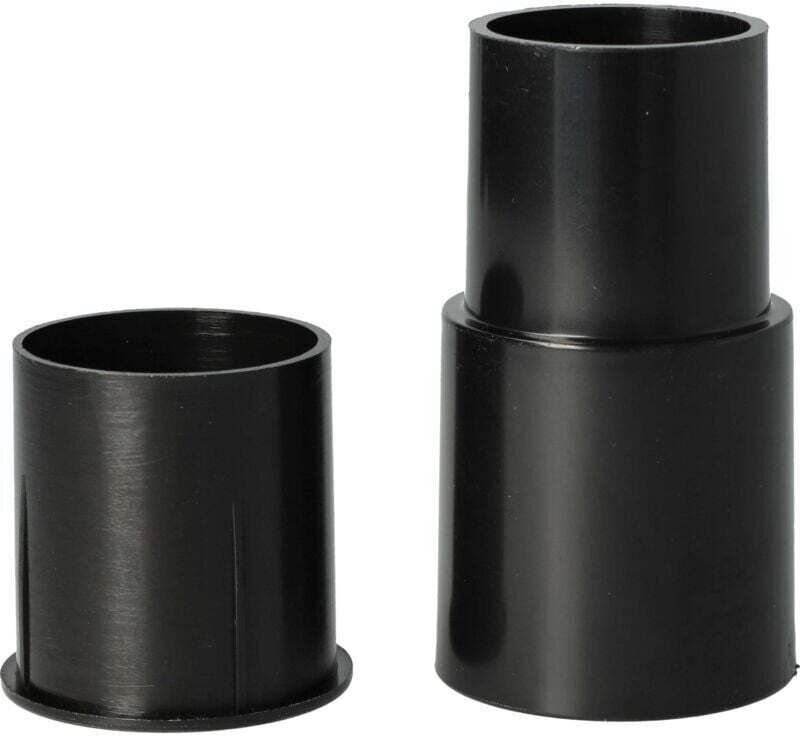 2x Staubsaugeradapter für Staubsaugerdüse, Staubsaugerrohr/Griff mit 32- und 35-mm-Anschluss – schwarz, Kunststoff