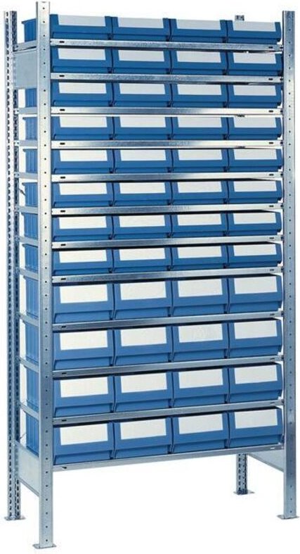 Steckregal H2000xB1.000xT300mm Anbauregal 12 Stahlböden 32 x 2,16 x 3 - 9000453774