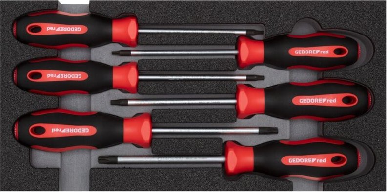 Gedore Schraubendrehersatz TX 2/6 CT-Modul 6-tlg.