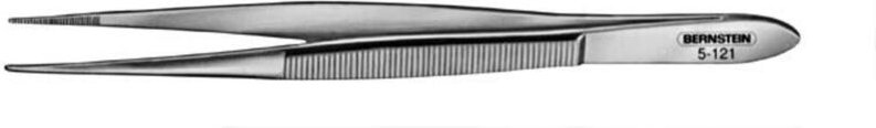 Tools for Electronics 5-121 Präzisionspinzette Stumpf, fein 120 mm - Bernstein