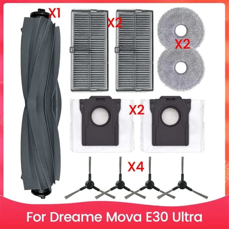 Für E30 Ultra Roboter-Staubsauger Ersatzteil-Set