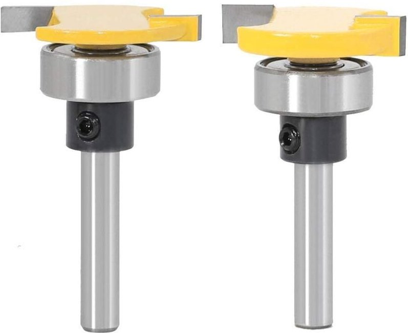 CCYKXA Stück 6 mm Tige Biscuit Routeur Professionnel Outils De Coupeur À Bois Fraise Set