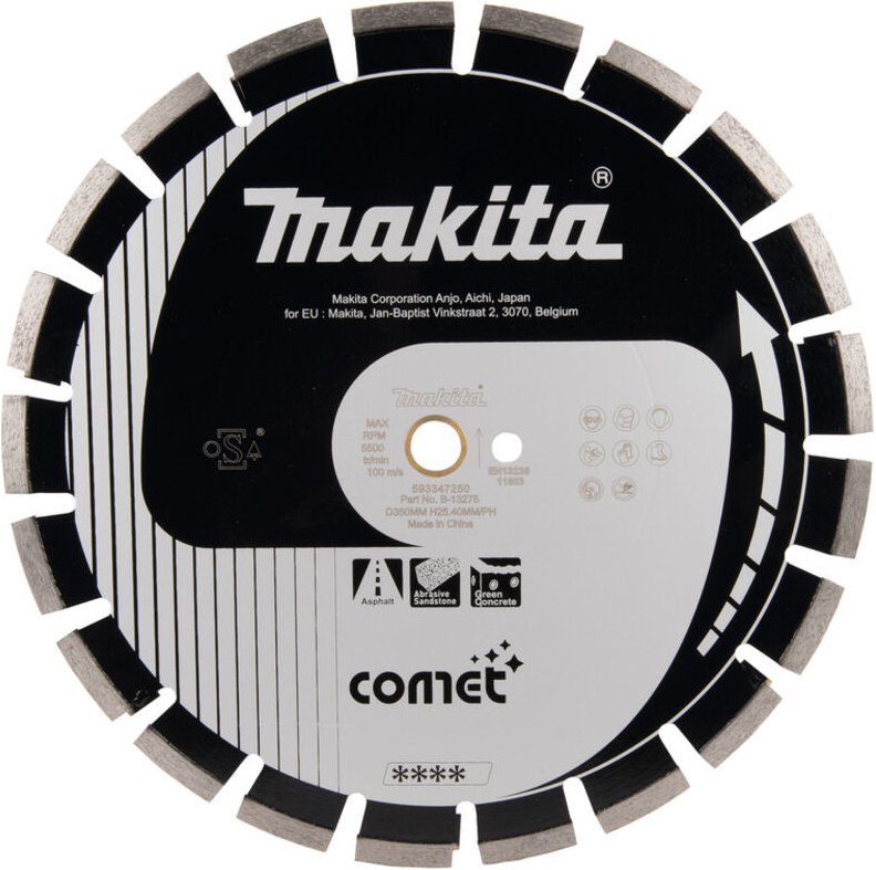 Diamanttrennscheibe Comet 350 x 25,40 x 10 mm • Comet - Makita