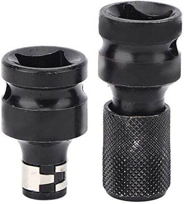 1/2 1/4 Zoll Stecknussadapter Schlagadapter Stecknuss Reduzierstück Set für Schlagschrauber und Ratschen