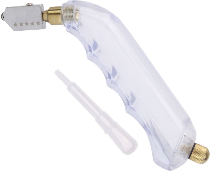 Glasschneider, professionelles handgeführtes Glasschneidwerkzeug mit Wolframstahlspitze, automatischer, ölgekühlter Schn...