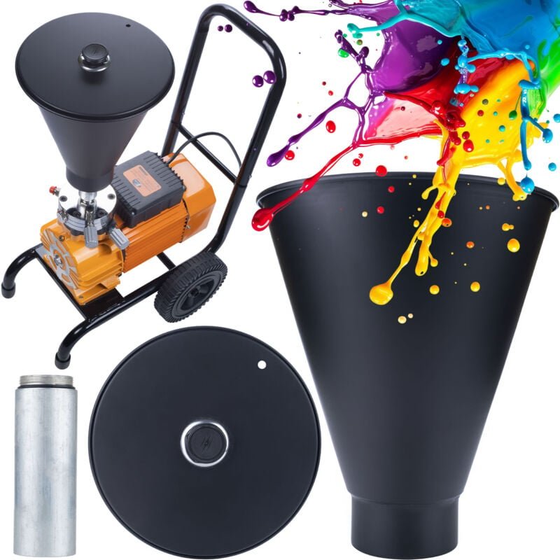 Rosfix Farbbehälter 5 L – Für Membran-Farbspritzgerät Strong Storm Robustes Kunststoffmaterial Ergonomisch & Langlebig Z...