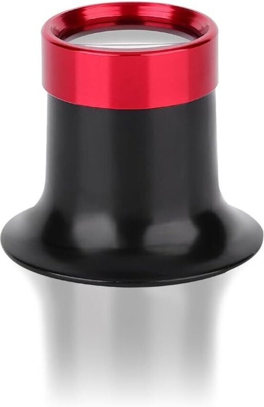 10-fache Uhrmacherlupe, Okular aus Aluminiumlegierung für Schmuckreparaturen, Juwelierlinse zur Briefmarken- und Münzprü...