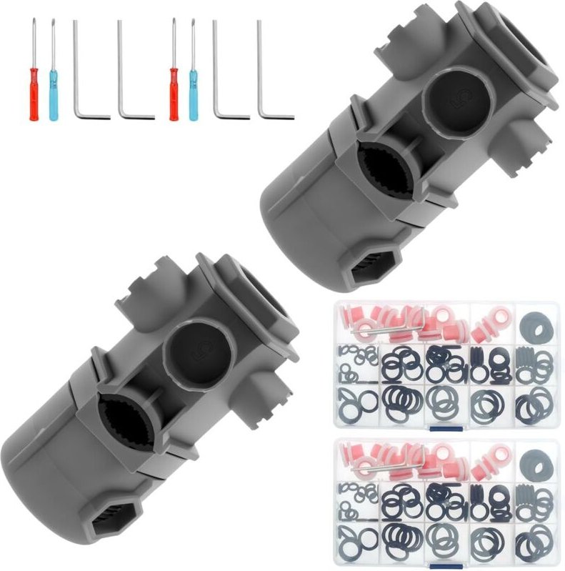 16-in-1 Schraubenschlüssel-Werkzeugsatz für Wasserhähne Wasserhahn Schraubenschlüssel Multifunktionaler Wasserhahn Sieb ...