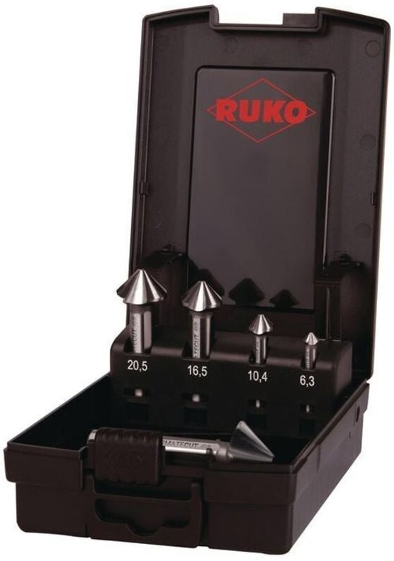 Ultimatecut 4S 102891RO Kegelsenker-Set 5teilig 6.30 mm, 10.40 mm, 16.50 mm, 20.50 mm, 25 mm hs - Ruko