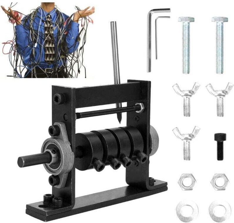 Abisoliergerät mit 1 Messer Φ1-30 mm, handbetriebenes Kupferdraht-Abisolierwerkzeug, anschließbarer Bohrer