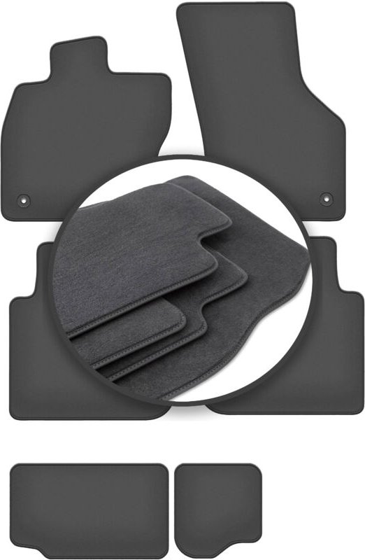 Thumbnail - Premium-Fußmatten für: Seat Tarraco 7-Sitzer (2018-)