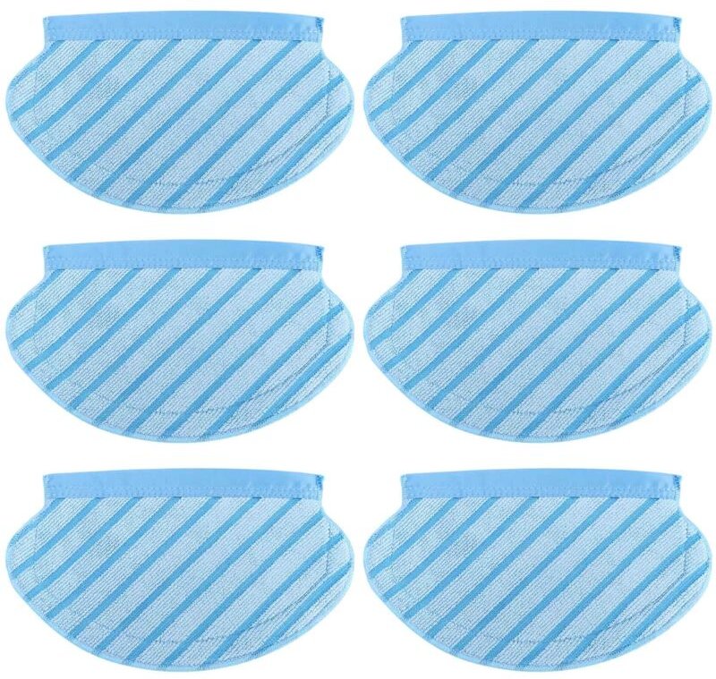 6-teiliges Mopptuch-Pad-Set für den Staubsauger Ozmo 920