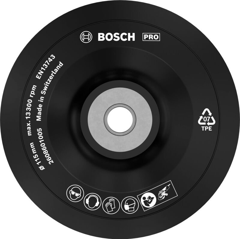 Pro Stützteller weich, 115 mm, M14 - Bosch