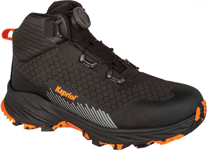 Kapriol Dune Rock Black Atop S3S FO SR HRO Sicherheitsschuhe - 43 EU - Schwarze