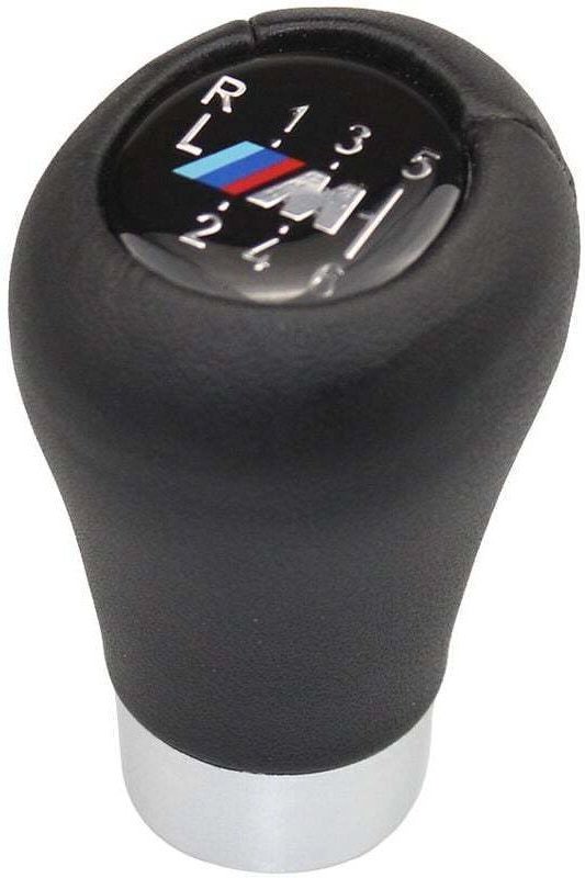 Sportlicher Schaltknauf aus Leder für 6-Gang-Schaltgetriebe, passend für 3er E46, 5er E60 E61 LCI, 6er E63 E64 LCI, X3 F...
