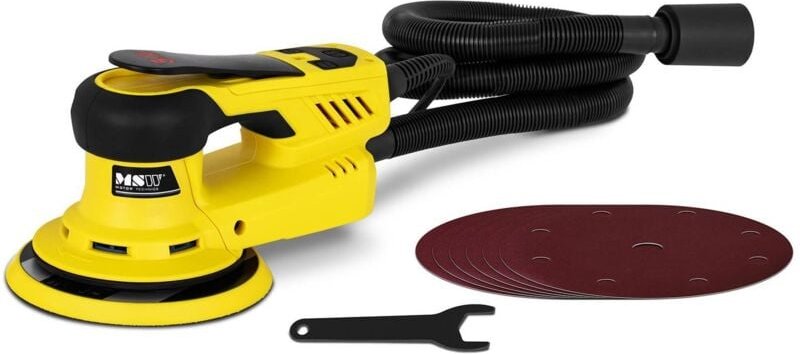 MSW - Exzenterschleifer 150 mm Schleifmaschine 10000 U/min Staubsaugeranschluss 350 w