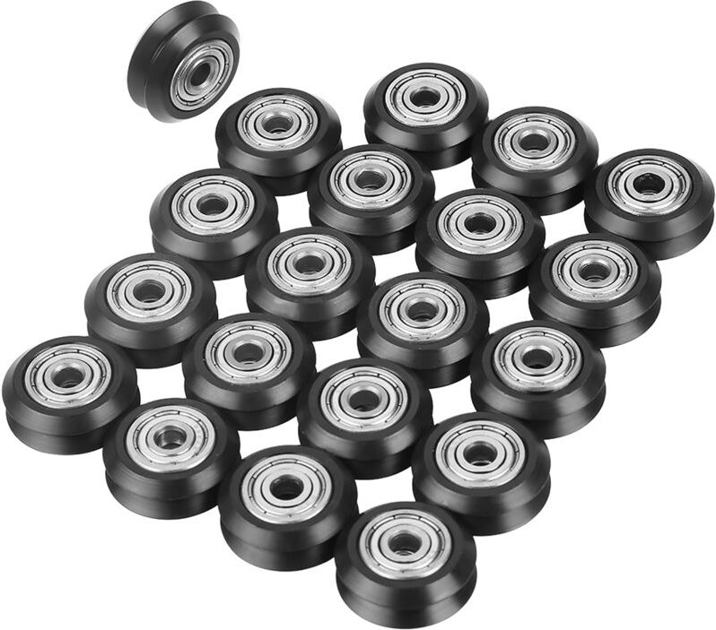 20 Keilriemenscheiben, 5 mm Bohrung, 625 Lager, Zubehör für CNC-3D-Drucker