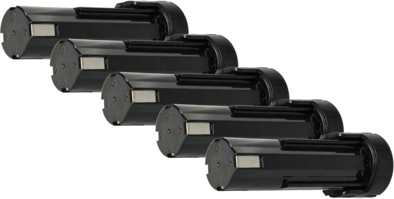 Vhbw - 5x Akku kompatibel mit abb Stotz Minifix 210 Werkzeug (3300 mAh, NiMH, 2,4 v)